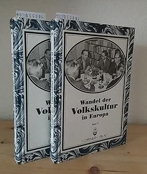 Seller image for Wandel der Volkskultur in Europa. Festschrift fr Gnter Wiegelmann zum 60. Geburtstag. [2 Bnde]. Herausgegeben von Nils-Arvid Bringeus, Uwe Meiners, Ruth-E. Mohrmann u.a. (= Beitrge zur Volkskultur in Nordwestdeutschland, Heft 60/1 und 60/2). for sale by Antiquariat Kretzer