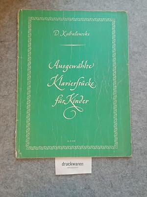 Bild des Verkufers fr Ausgewhlte Klavierstcke fr Kinder : Op. 27. Edition Peters Nr. 4719. zum Verkauf von Druckwaren Antiquariat