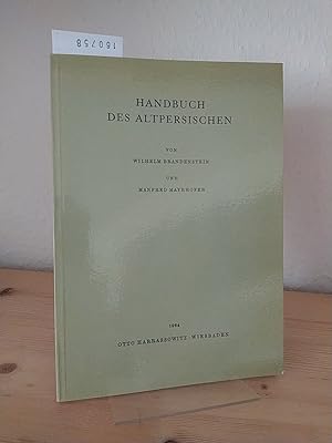 Imagen del vendedor de Handbuch des Altpersischen. [Von Wilhelm Brandenstein & Manfred Mayrhofer]. a la venta por Antiquariat Kretzer