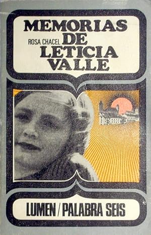 Imagen del vendedor de Memorias de Leticia Valle a la venta por Laila Books