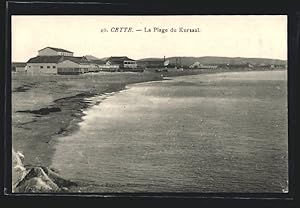 Carte postale Cette, La Plage du Kursaal