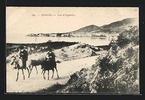 Carte postale Ajaccio, Vue d`Aspretto