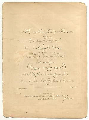 Imagen del vendedor de [Sheet music]: Flow On Thou Shinning River: For Two Voices a la venta por Between the Covers-Rare Books, Inc. ABAA