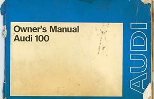 1972 Audi 100 Owner's Manual