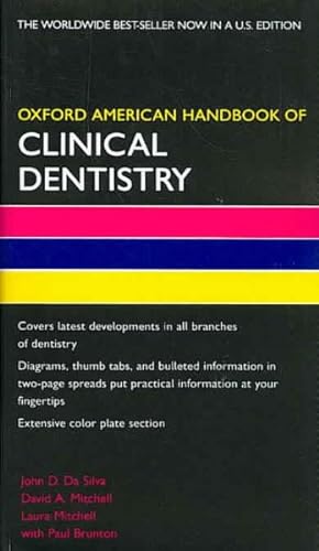 Immagine del venditore per Oxford American Handbook of Clinical Dentistry venduto da GreatBookPricesUK