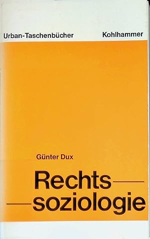 Seller image for Rechtssoziologie Eine Einfhrung. Urban-Taschenbcher ; (Bd. 241) for sale by books4less (Versandantiquariat Petra Gros GmbH & Co. KG)