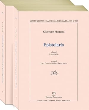 Seller image for L'epistolario di Giuseppe Montani. for sale by FIRENZELIBRI SRL