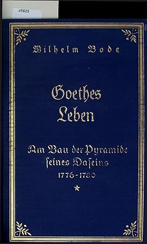 Imagen del vendedor de Goethes Leben. 1776-1780 a la venta por Antiquariat Bookfarm