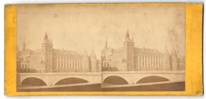 Stereo-Fotografie Baptiste Guerard, Paris, Ansicht Paris, vue de la Conciergerie