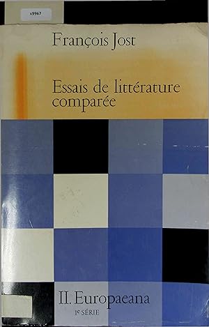 Bild des Verkufers fr Essais de littrature compare. II. Europaeana zum Verkauf von Antiquariat Bookfarm