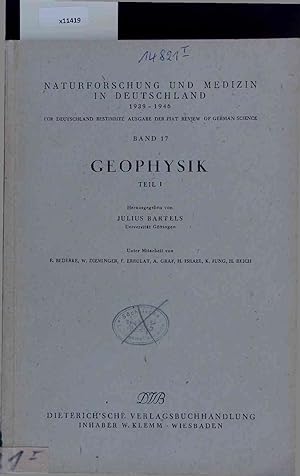 Seller image for Geophysik. Band 17 - Teil I for sale by Antiquariat Bookfarm