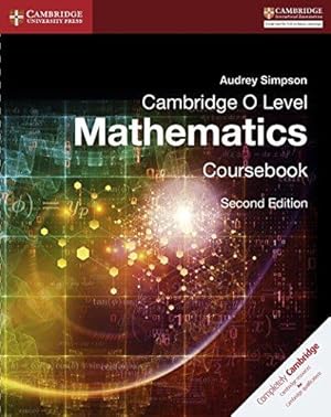 Bild des Verkufers fr Cambridge O Level Mathematics Coursebook zum Verkauf von WeBuyBooks