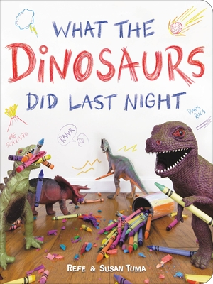 Imagen del vendedor de What the Dinosaurs Did Last Night (Board Book) a la venta por BargainBookStores