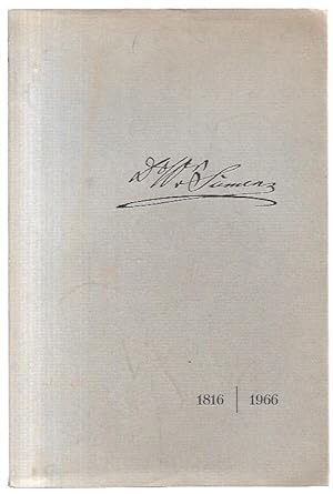 Seller image for Werner von Siemens 1816 - 1966 for sale by City Basement Books