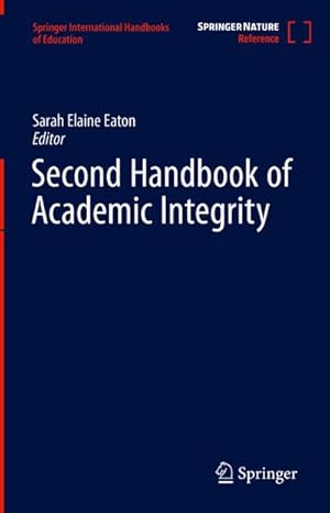 Immagine del venditore per Second Handbook of Academic Integrity venduto da AHA-BUCH GmbH