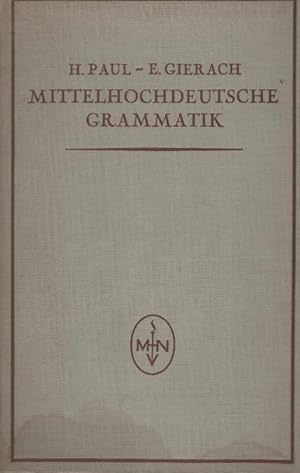 Bild des Verkufers fr Mittelhochdeutsche Grammatik. Hermann Paul. Die Satzlehre v. Otto Behaghel / Sammlung kurzer Grammatiken germanischer Dialekte / A / Hauptreihe ; 2 zum Verkauf von Schrmann und Kiewning GbR