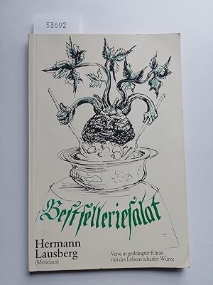 Bestselleriesalat - Verse in gedrängter Kürze mit des Lebens scharfer Würze [signiert!] | Hermann...