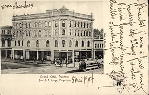 Ansichtskarte / Postkarte Dunedin Neuseeland, Grand Hotel