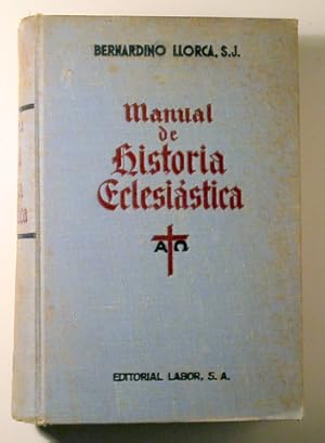 Imagen del vendedor de MANUAL DE HISTORIA ECLESISTICA - Barcelona 1942 a la venta por Llibres del Mirall