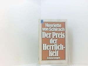 Seller image for Der Preis der Herrlichkeit: Erinnerungen for sale by Book Broker