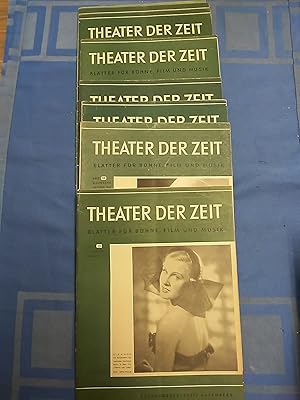 Theater der Zeit. Blätter für Bühne, Film und Musik. 2. Jahrgang, Heft 1-12 (12 Bände komplett).