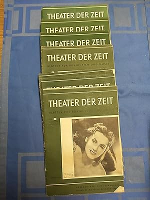 Theater der Zeit. Blätter für Bühne, Film und Musik. 3. Jahrgang, Heft 1-12 (12 Bände komplett).