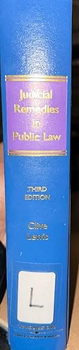 Seller image for Judicial Remedies In Public Law, 3rd Ed, Law Book for sale by LawBooksellers