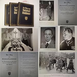 Seller image for Der Weg zum Nationalsozialismus. Band 1: Von Weimar bis Potsdam, von Dr. Fritz Gervinus und Werner Wolf. Deutsche Geschichte von 1918 bis zur Gegenwart / Band 2: Die berwindung des Marxismus durch den deutschen Sozialismus Adolf Hitlers. Mit Beitrgen und unter Mitarbeit von Dr. Robert Ley (Fhrer der Deutschen Arbeitsfront), Dr. Ottokar Lorenz (Reichsjugendfhrung) und Dr. Franz Hochstetter / Band 3: Die Ruhmeshalle der SA., SS. und HJ., des frheren Stahlhelms und der fr das Dritte Reich gefallenen Parteigenossen. Herausgegeben mit Untersttzung des Gaupresseamts Berlin, vieler SA.- und SS.-Formationen, zahlreicher Gau- und Kreisleitungen und Ortsgruppen der NSDAP und vielen Beitrgen von Parteigenossen * 3 Bnde ( v o l l s t  n d i g ) for sale by Galerie fr gegenstndliche Kunst