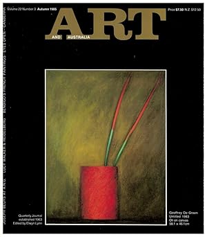 Seller image for Art and Australia. Arts Quarterly Volume 22 Number 3 Autumn 1985 for sale by Literary Cat Books