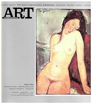 Seller image for Art and Australia. Arts Quarterly Volume 21 Number 4 Winter 1984 for sale by Literary Cat Books