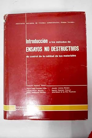 Imagen del vendedor de Introduccin a los mtodos de ensayos no destructivos de control de la calidad de los materiales a la venta por Alcan Libros