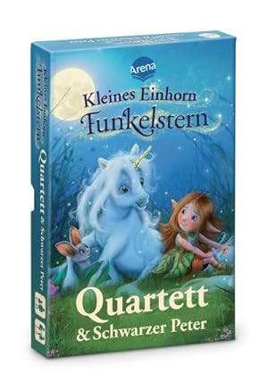 Seller image for Kleines Einhorn Funkelstern. Quartett & Schwarzer Peter : Der Spieleklassiker fr Gro und Klein, fr 2-8 Spieler, Kartenspiel ab 4 Jahren for sale by AHA-BUCH GmbH