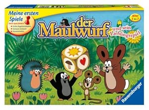 Bild des Verkufers fr Ravensburger 21570 - Der Maulwurf und sein Lieblingsspiel - Spieleklassiker für Kinder, Spiel für Erwachsene und Kinder ab 3 Jahren, für 2-4 Spieler : Würfellaufspiel zum Verkauf von AHA-BUCH GmbH