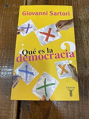 Image du vendeur pour QUE ES LA DEMOCRACIA mis en vente par Trfico de Libros Lavapies