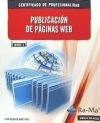 Image du vendeur pour Publicacin de pginas web. Certificados de profesionalidad. Confeccin y publicacin de pginas web mis en vente par AG Library