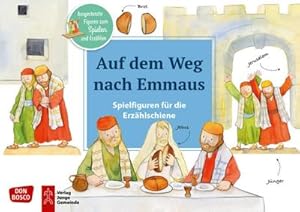 Bild des Verkufers fr Auf dem Weg nach Emmaus : Ausgestanzte Figuren zum Spielen und Erzhlen. Jesus lebt: Kindern Ostern erklren. Fr KITA, Grundschule & Kindergottesdienst. zum Verkauf von AHA-BUCH GmbH