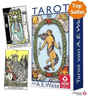 Bild des Verkufers fr Waite Tarot, Tarotkarten (Standard) : Karten im Standardformat - blau Standard zum Verkauf von AHA-BUCH GmbH