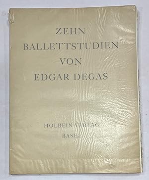 Zehn Ballettstudien von Edgar Degas