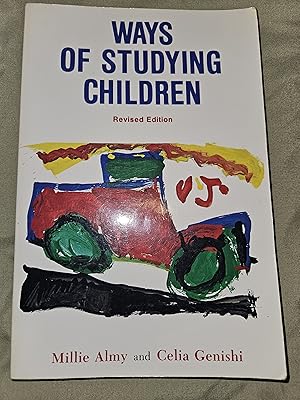 Seller image for Ways of Studying Children: An Observation Manual for Early Childhood Teachers for sale by BUY THE BOOK