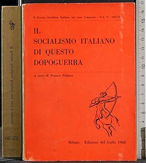 Image du vendeur pour Il socialismo Italiano di questo dopoguerra mis en vente par Cartarum