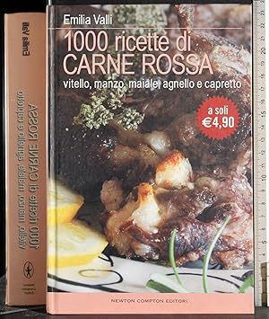 Imagen del vendedor de 1000 ricette di carne rossa a la venta por Cartarum