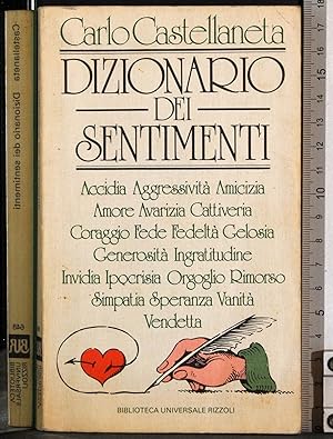 Seller image for Dizionario dei sentimenti for sale by Cartarum