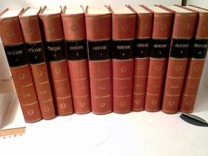 Bild des Verkufers fr Werke: Goethes Werke in zehn Bnden - Bibliothek Deutscher Klassiker zum Verkauf von ABC Versand e.K.