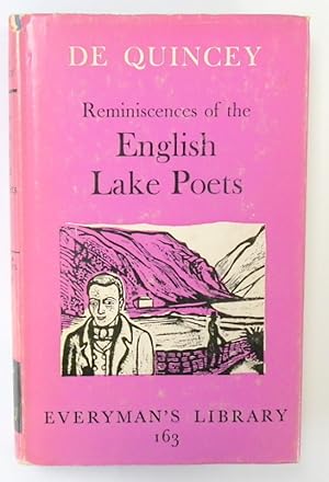 Bild des Verkufers fr Reminiscences of the English Lake Poets: Everyman's Library 163 zum Verkauf von PsychoBabel & Skoob Books