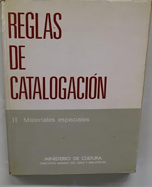Imagen del vendedor de Reglas de catalogacin (v. II) a la venta por Librera Alonso Quijano