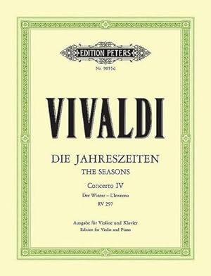 Seller image for Die vier Jahreszeiten: Konzert fr Violine, Streicher und Basso continuo f-Moll op. 8 Nr. 4 RV 297 "Der Winter" for sale by Rheinberg-Buch Andreas Meier eK