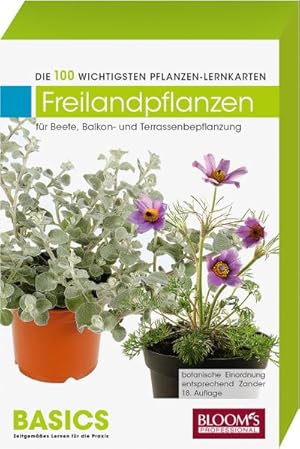Bild des Verkufers fr Freilandpflanzen : Die 100 wichtigsten Pflanzen-Lernkarten. berarbeitet nach Zander 18. Auflage zum Verkauf von AHA-BUCH GmbH
