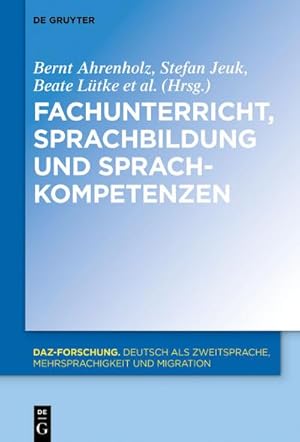 Imagen del vendedor de Fachunterricht, Sprachbildung und Sprachkompetenzen a la venta por Rheinberg-Buch Andreas Meier eK