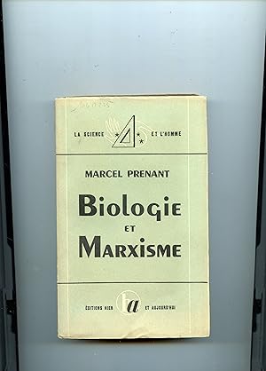 BIOLOGIE ET MARXISME