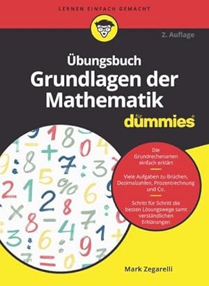 Image du vendeur pour bungsbuch Grundlagen der Mathematik fr Dummies mis en vente par Rheinberg-Buch Andreas Meier eK